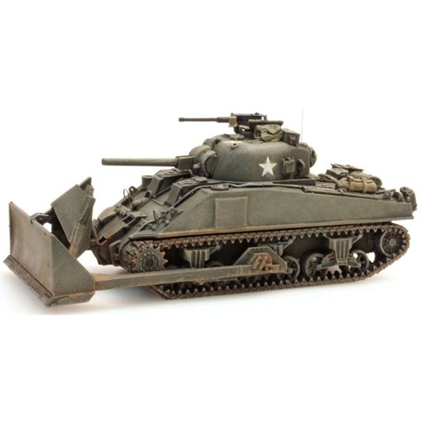 US/UK Sherman M4 'Dozer' 1:87 Ready-Made, Painted