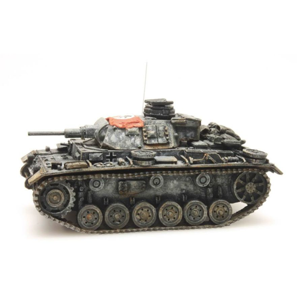 WM Pzkw III Ausf H Winter 1:87 Ready-Made, Painted
