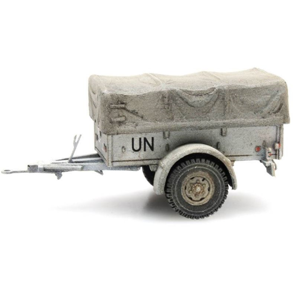 NL Aanhanger Polynorm 1 Ton Unifil 1:87 Ready-Made, Painted