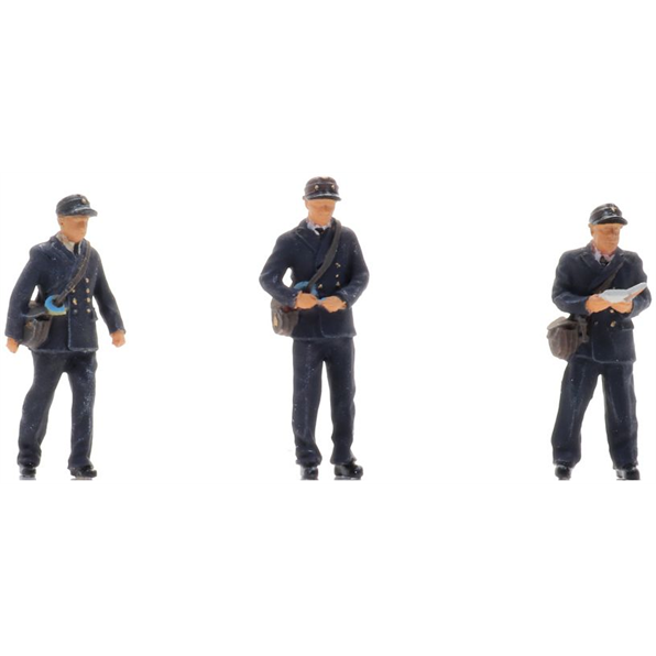 Conductors on Train 1950-70s (3x) (NS) Ready-Made Figures