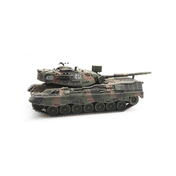 BRD Leopard 1A1A2 Camouflage Train Load 1:87 Ready-Made, Painted
