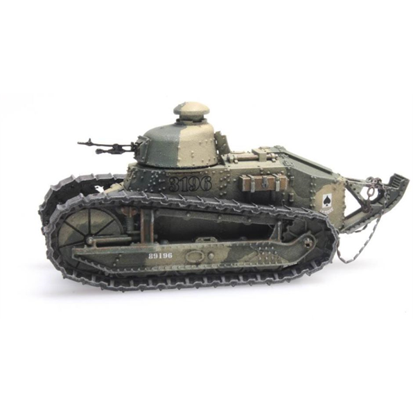 Fr Renault Ft17 'Le Tigre' 1940 1:87 Ready-Made, Painted