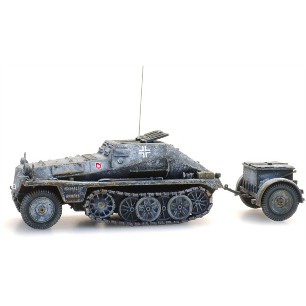 WM Sd.Kfz. 252 + Sd.Anh. 32 Winter 1:87 Ready-Made, Painted