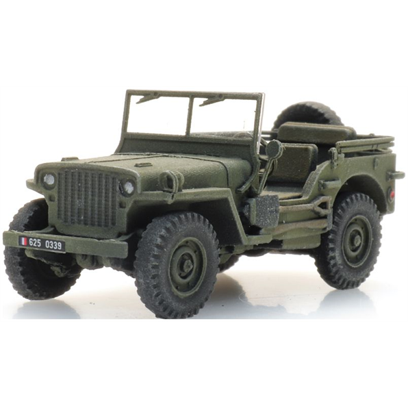 M201 Hotchkiss Jeep Green (FR) Ready-Made, Painted