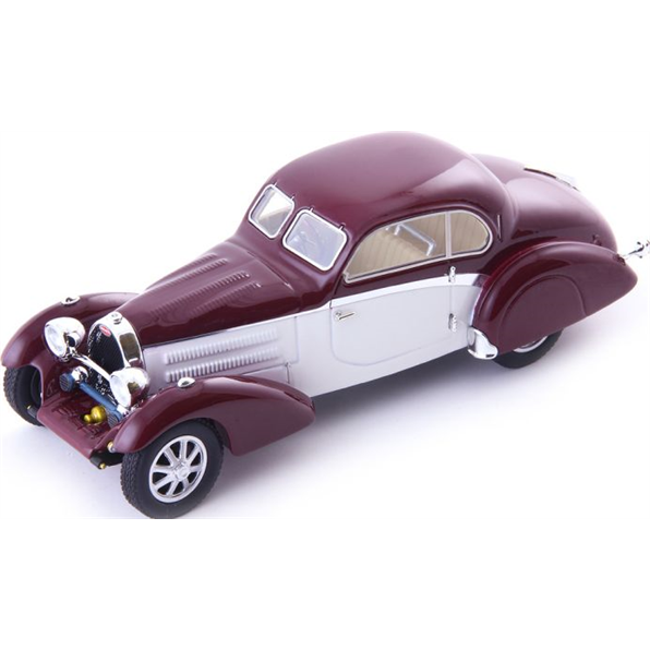 Bugatti Type 43 Coupe Uhlik Dark Red/White