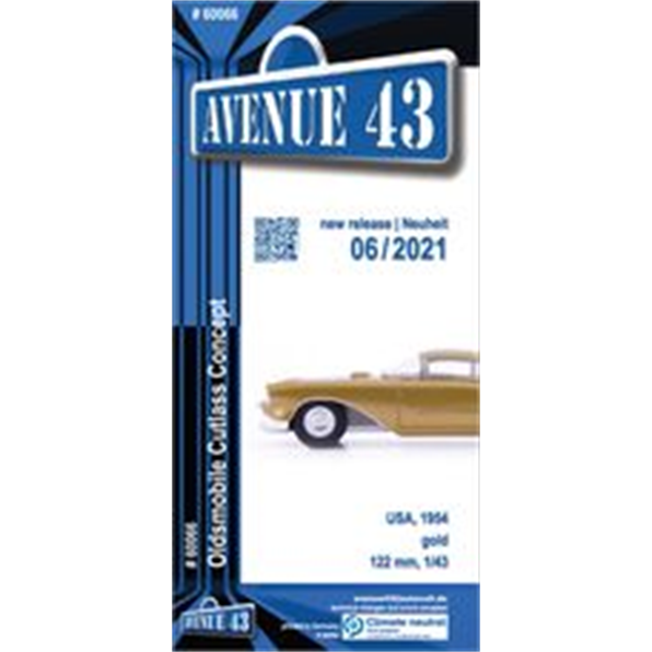 Leaflet #60066 Oldsmobile Cutlass Concept (C6 long, 3-pages)