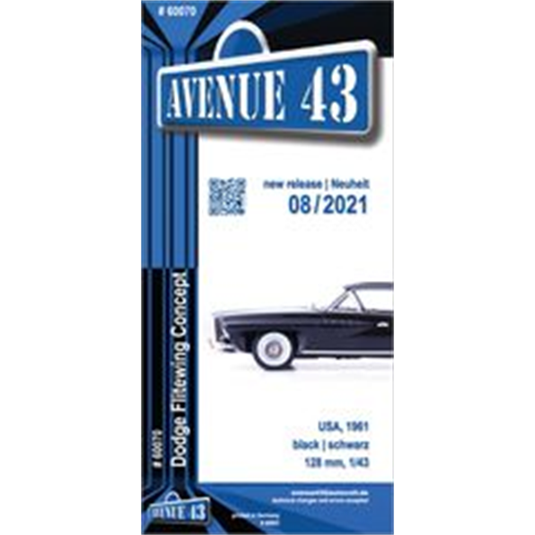 Leaflet #60070 Dodge Flitewing (C6 long, 3-pages)