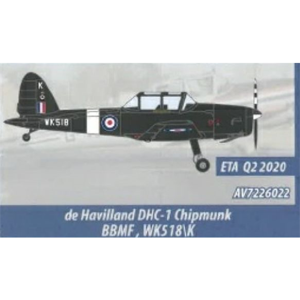 DHC1 Chipmunk BBMF WK518/K