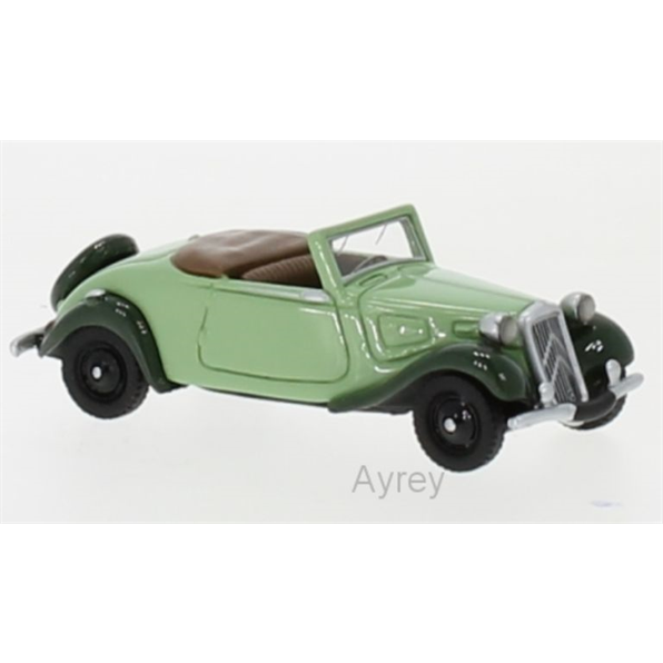 Citroen Traction Avant Cabriolet Light Green/Dark Green 1936