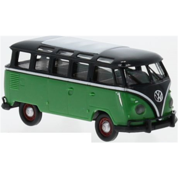 VW T1b Samba Black/Green 1960