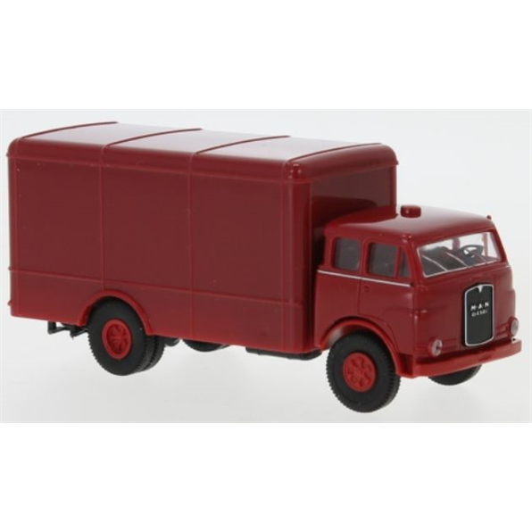 MAN 10.212 F Box Van Red 1960