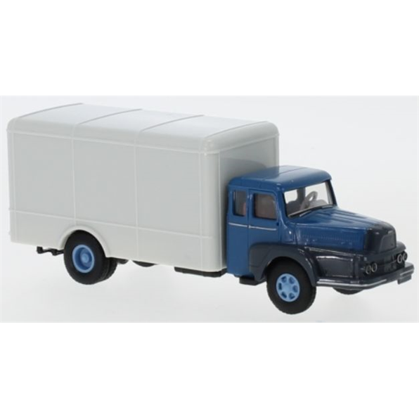 Unic ZU 122 Box Wagon Blue/Grey 1957