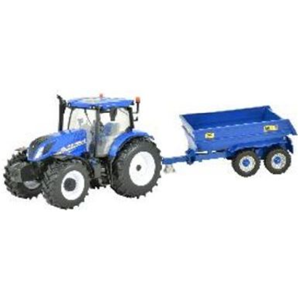 New Holland T6 Tractor w/Trailer Play Set