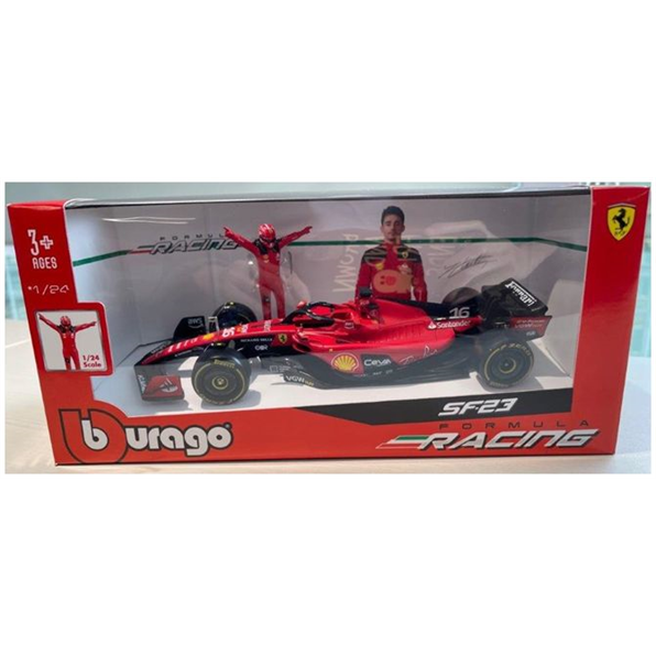 Ferrari SF-23 w/Driver Figure Leclerc F1 2023