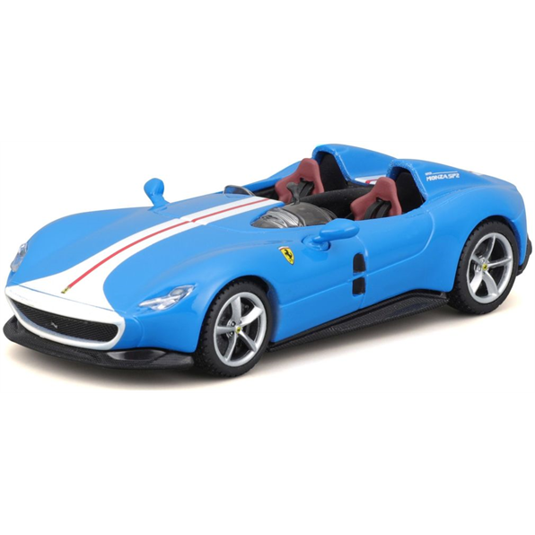 Ferrari Monza SP2 Convertible Light Blue White nose and centre stripe
