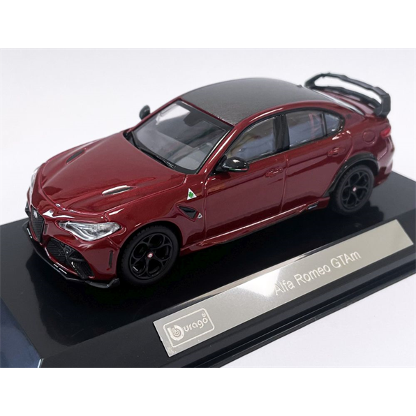 Alfa Romeo Giulia GTAm 2020 Red Metallic (Hard Plastic Case)