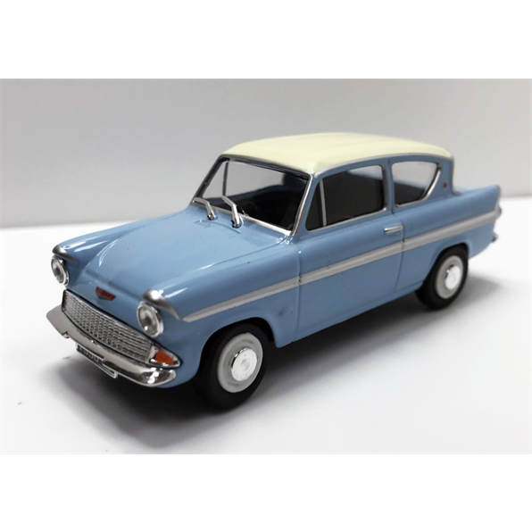 Ford Anglia Blue/White 'HP' Style