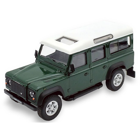 Land Rover Defender 110-Dk Green/Wht Roof