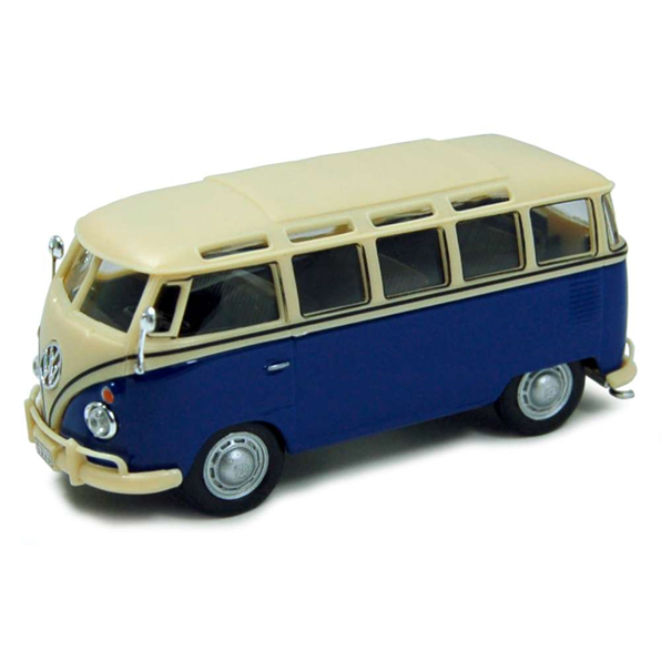 VW T1 Samba Bus - Dark Blue/Cream