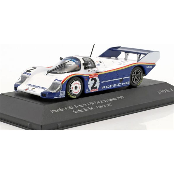 Porsche 956K 2 Winner 1000Km Silverstone83 Stefan Bellof Collection - 2nd Driver Bell