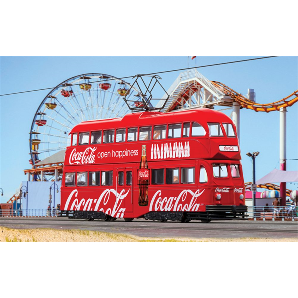 Double Decker Tram Coca Cola Open Happines