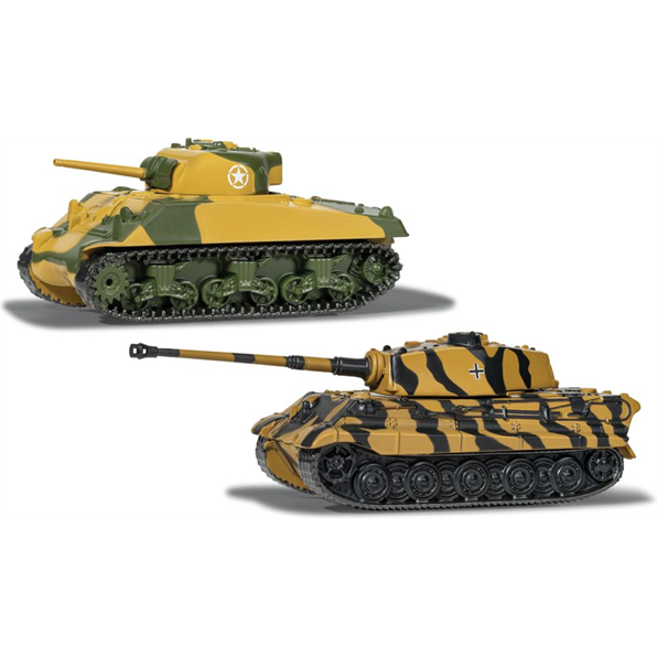Sherman vs King Tiger World of Tanks
