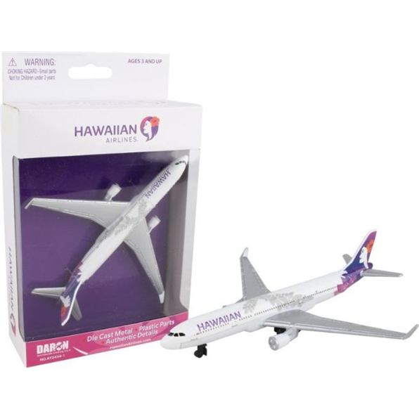Hawaiian Airlines Single Diecast Plane