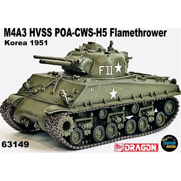 M4A3 HVSS POA-CWS-H5 Flamethrower Korea 1951