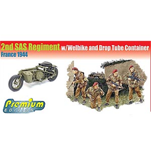 2nd SAS Regiment w/Welbike and Drop Tube Container (France 1944) (Premium Edition)