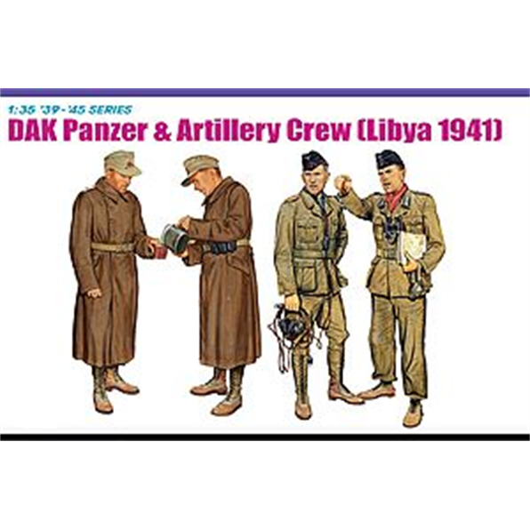 DAK Panzer and Artillery Crew (Libya 1941)