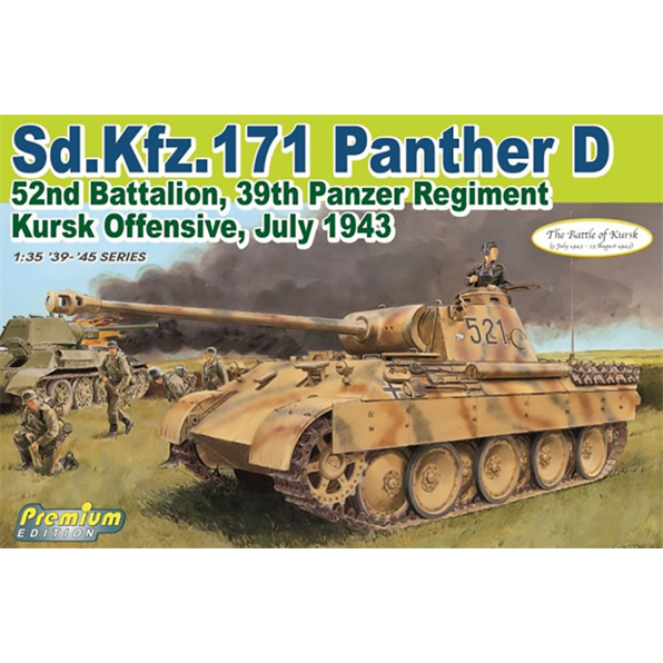Sd.Kfz.171 Panther D 52nd Battalion 39th Panzer Regiment Kursk Offensive July 1943