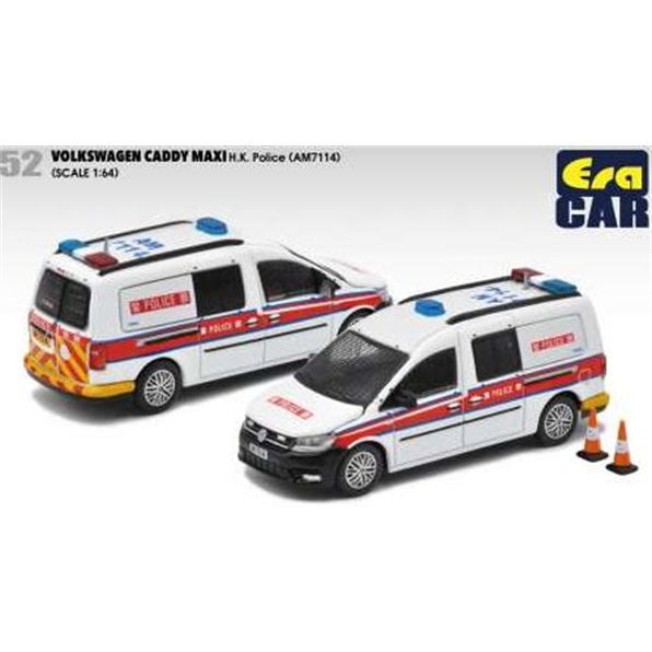 VW Caddy Maxi Hong Kong Police (AM7114) White #52