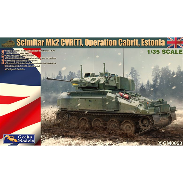 British Army Scimitar MK2 CVR (T) Armoured Reconnaissance Vehicle