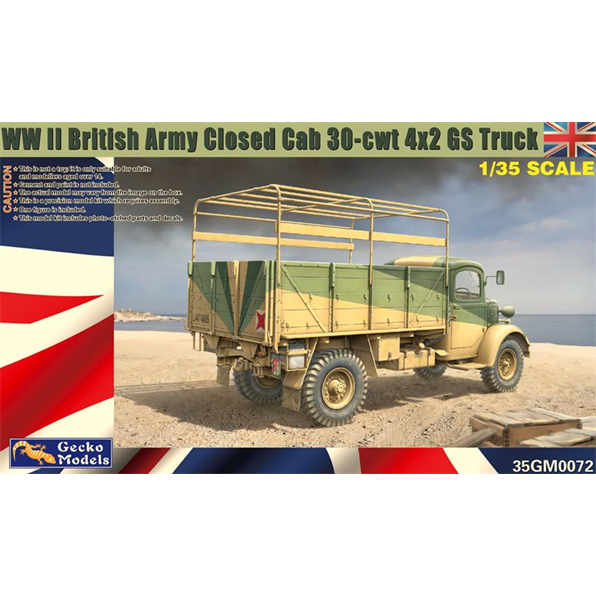WWII British Army Closed Cab 30-cwt 4x2 GS Truck