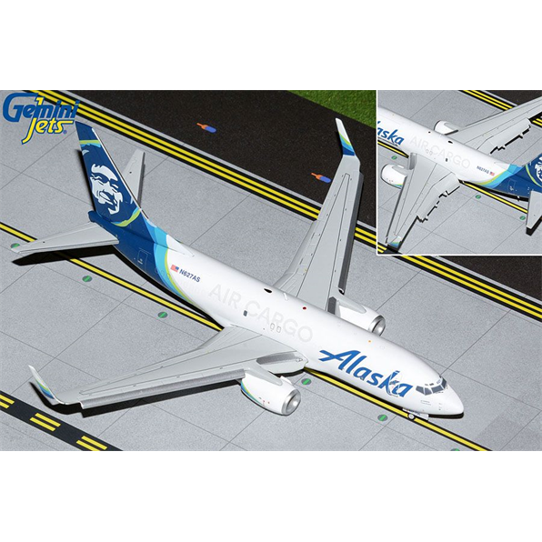 Boeing B737-700W Alaska Air Cargo Flaps Down