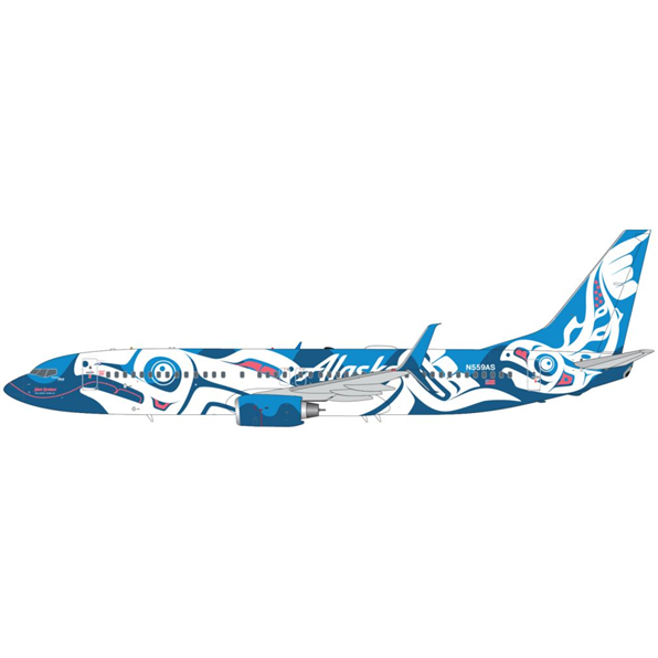 Boeing B737-800S Alaska Airlines N559AS ' 'XAAT Kwaani/Salmon People