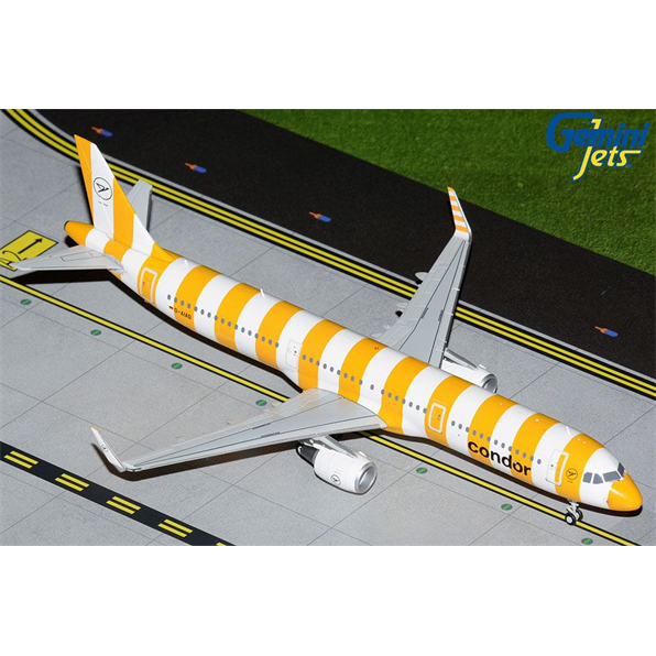 Airbus A321S Condor D-AIAD Sunshine/Yellow Stripes
