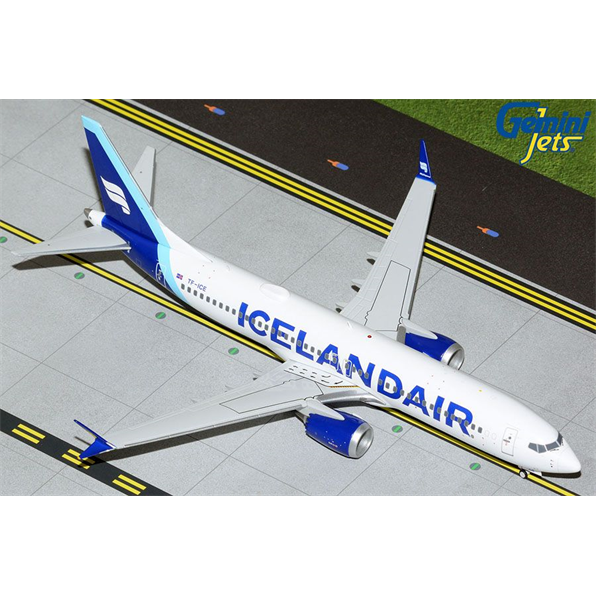 Boeing B737 MAX 8 Icelandair New Blue Livery TF-ICE