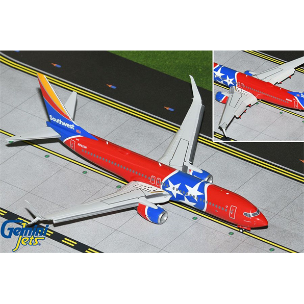 Boeing B737-800S Southwest Airlines N8620H 'Tennessee One' Flaps Down