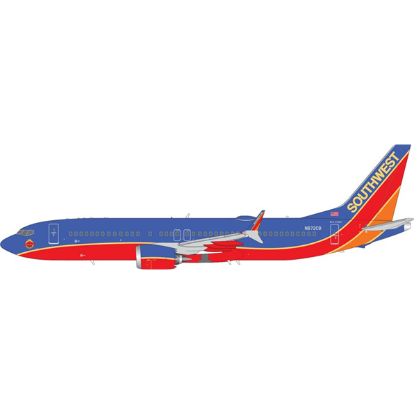 Boeing B737 MAX 8 Southwest Airlines N872CB Canyon Blue Livery