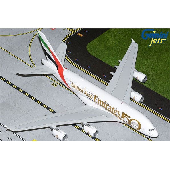 Airbus A380 Emirates UAE 50th Anniversary Livery A6-EVG