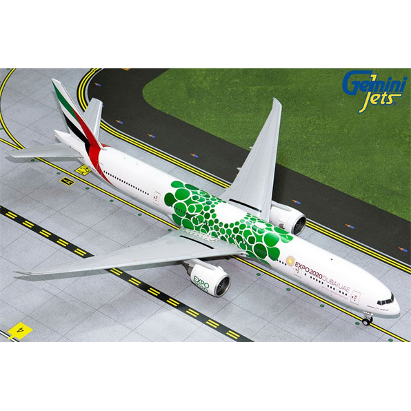 Boeing B777-300ER Emirates Green Expo 2020