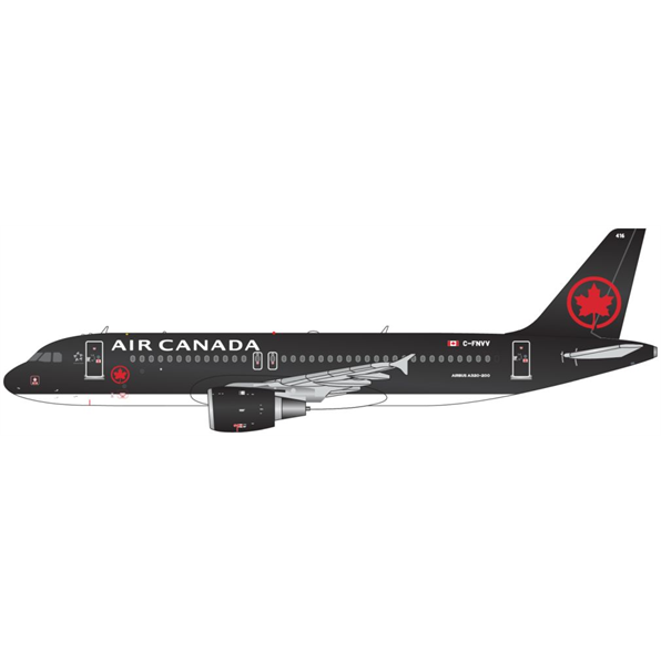 Airbus A320 Air Canada Jetz C-FNVV (Black Colour Scheme)