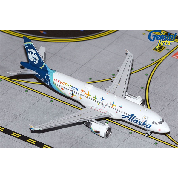Airbus A320-200 Alaska Airlines N845VA Fly w/Pride