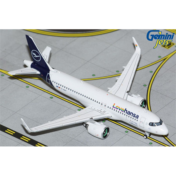 Airbus A320NEO Lufthansa D-AINY 'Lovehansa' Titles