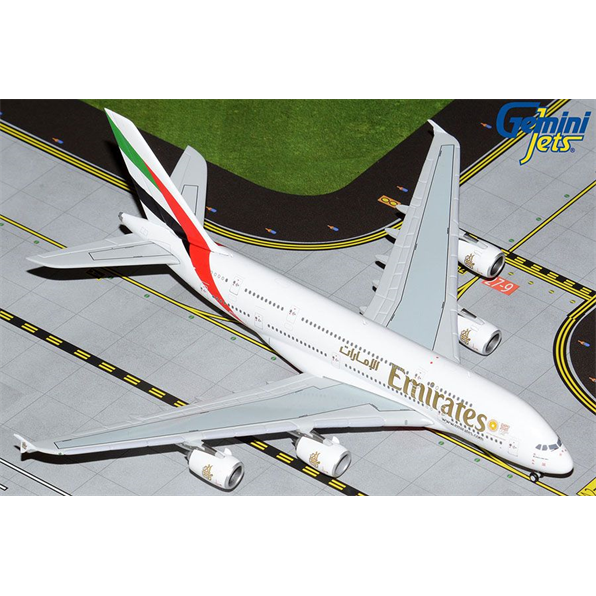 Airbus A380 Emirates w/Small Expo 2020 Logo