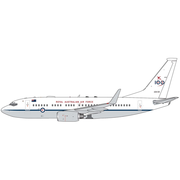 Boeing B737-700W RAAF BBJ A36-001 'RAAF 100 Years'