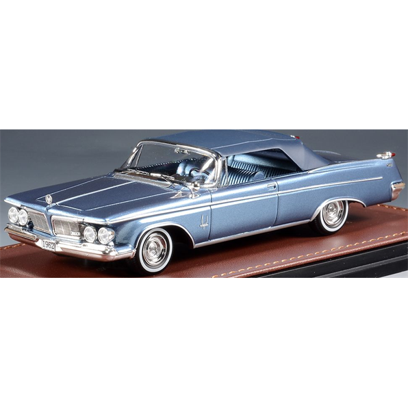 Imperial Crown Convertible Sapphire Blue Metallic Closed Top 1962