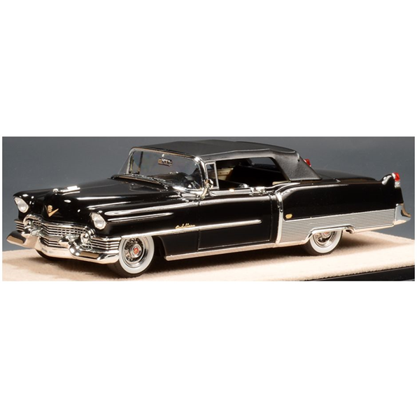 Cadillac Eldorado Black Convertible Closed Roof 1954