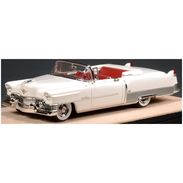 Cadillac Eldorado Convertible White Open Roof 1954